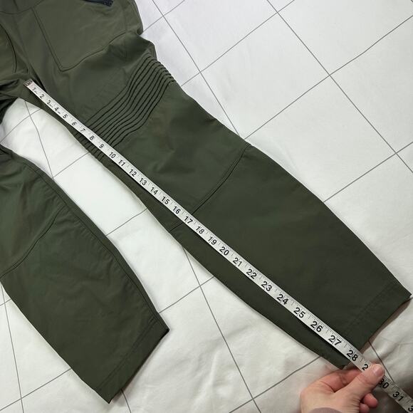 Duluth Trading Co Pants Womens 8 Green Flexpedition Skinny Nylon Hiking Pull On - Picture 9 of 11